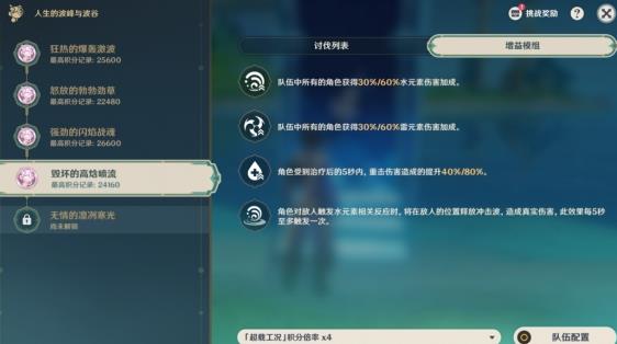 原神人生的波峰与波谷四怎么过 人生的波峰与波谷第四关打法攻略
